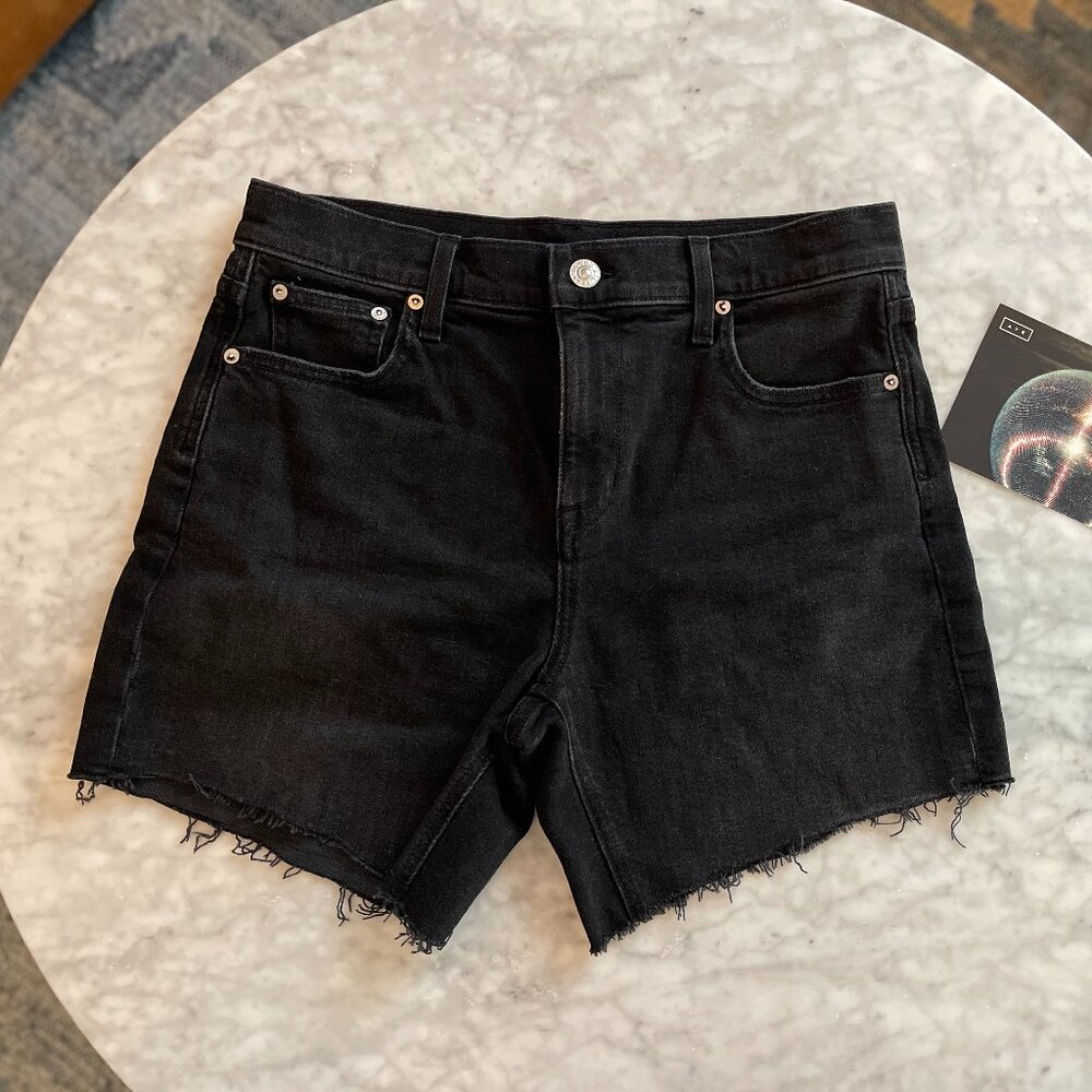 AYR Black Denim Shorts - 26
